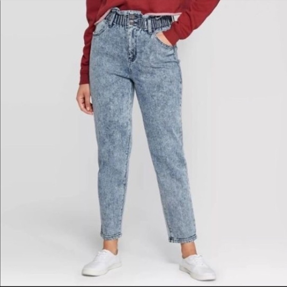 Wild Fable Paper-Bag Mom Jeans